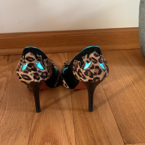 EUC Donald J Pliner Coyate Calf Skin Western Pump Couture Heels - Picture 5 of 9